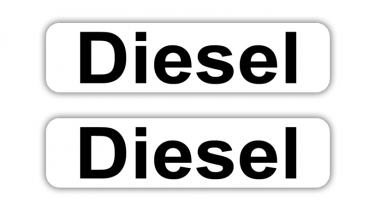 Aufkleber Diesel 2er Set